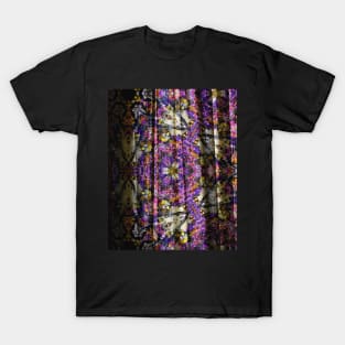 Magic Purple Pattern Curtain Illusion T-Shirt